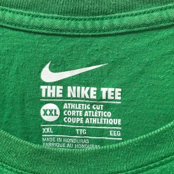 Nike Green Workout Athletic T Shirt Tee - Picture 5 of 6